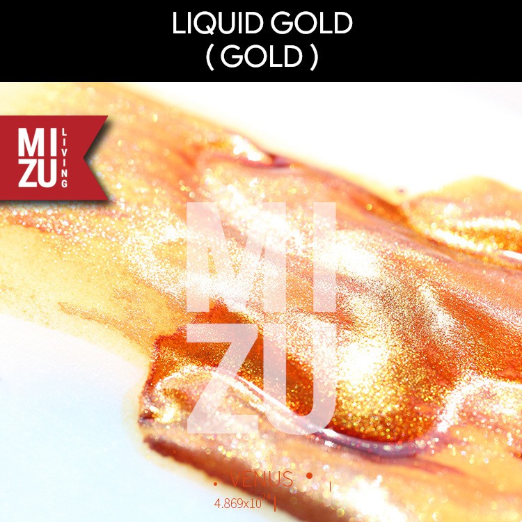 TRAMOL GOLD SERIES 25ml SHIMMERING Fountain Pen INK Tinta Glitter Emas Perak-LIQUID GOLD G