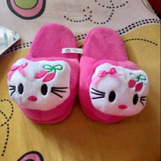 SANDAL Wanita untuk DEWASA dan ANAK KAMAR HELLO KITTY / SANDAL BONEKA