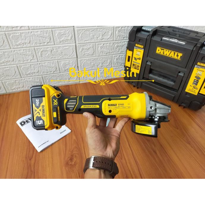 ✅Baru Mesin Gerinda Baterai DEWALT DCG405 Cordless Grinder DCG 405 20Volt