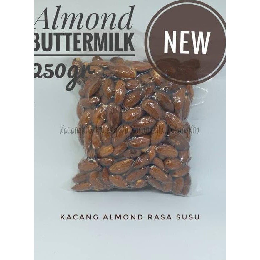 

Cuci Gudang Awal Tahun Almond Buttermilk / Kacang Almond Rasa Susu Mentarieka_Shop