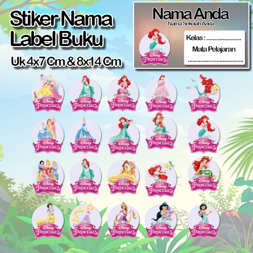 

Stiker Princes Princess Putri duyung cantik animasi kartun karater anime Karakter Lucu Custom Lebel Nama cromo murah 20 Varian berbeda Sticker Pelajaran Mapel buku anak sekolah No 5