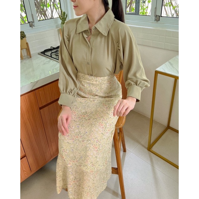 KANON - Ginger Basic Shirt - Kemeja basic kantor / kuliah korean look