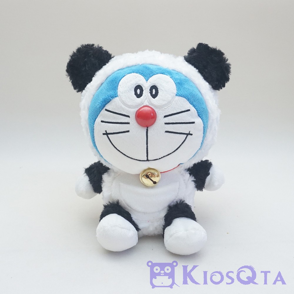 Boneka Doraemon Kostum Hoodie Panda Hitam Putih OKT Shopee Indonesia
