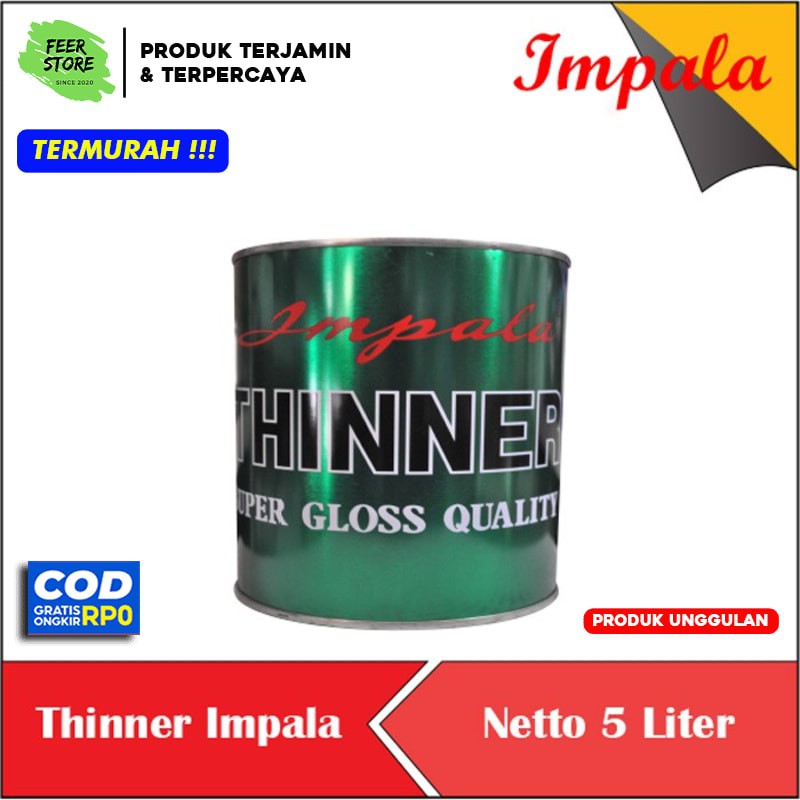 Jual THINNER IMPALA THINER PENGENCER CAT MINYAK BESI KAYU TINER IMPAL ...