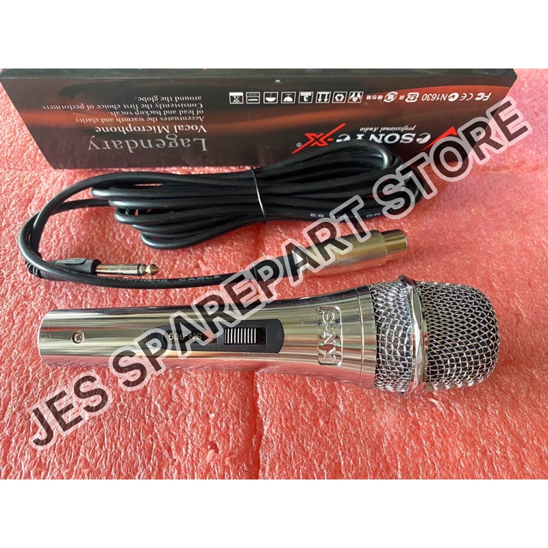 MICROPHONE SONY SN - 909 / MIC SONY SN 909 SILVER &amp; GOLD