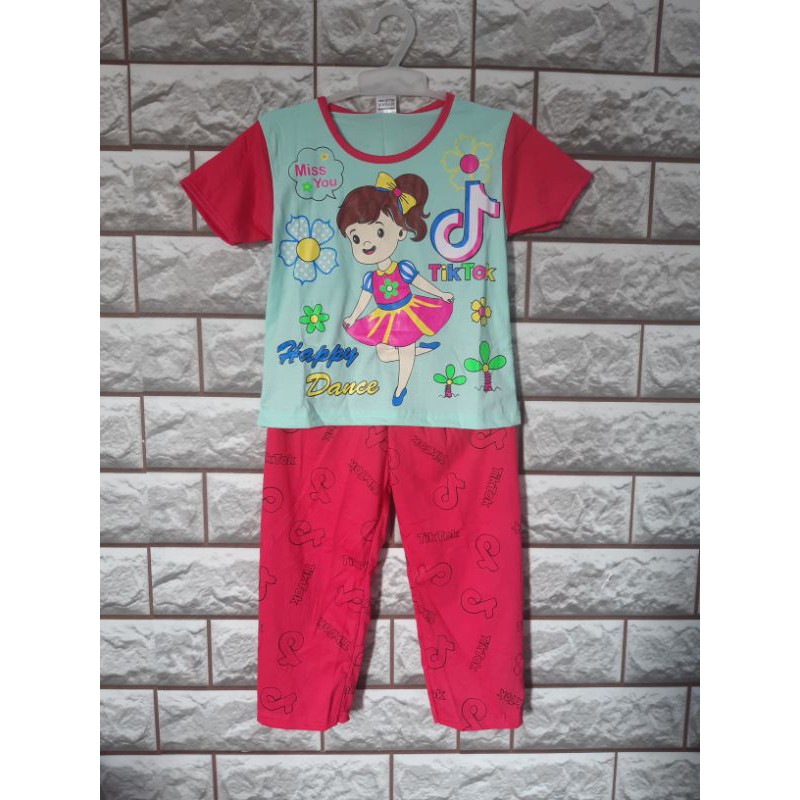 Stelan baju anak perempuan tiktok