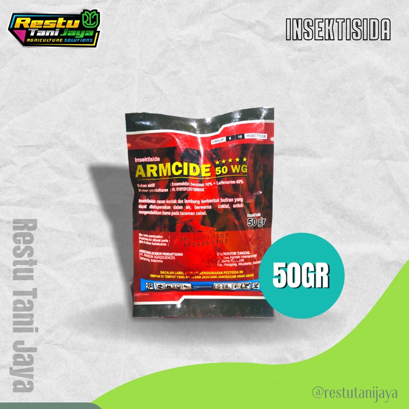 Insektisida Armcide 50 WG | Emamectin + Lufenuron