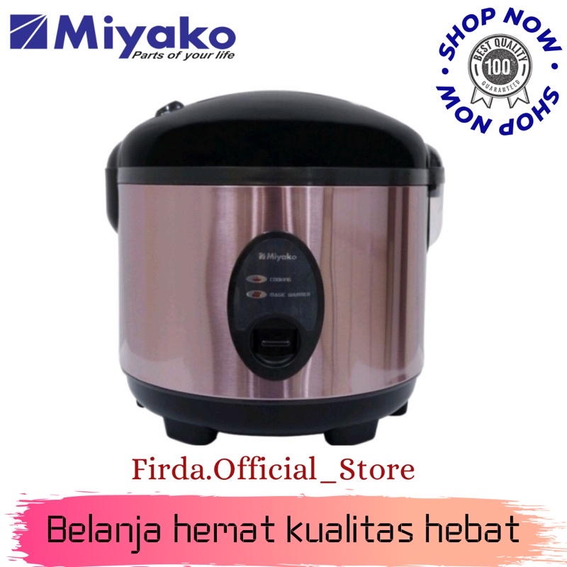 MAGIC COM / RICE COOKER MIYAKO MCM 508 SBC / MCM508 / MCM-508 [1,8 LITER] (GARANSI RESMI)