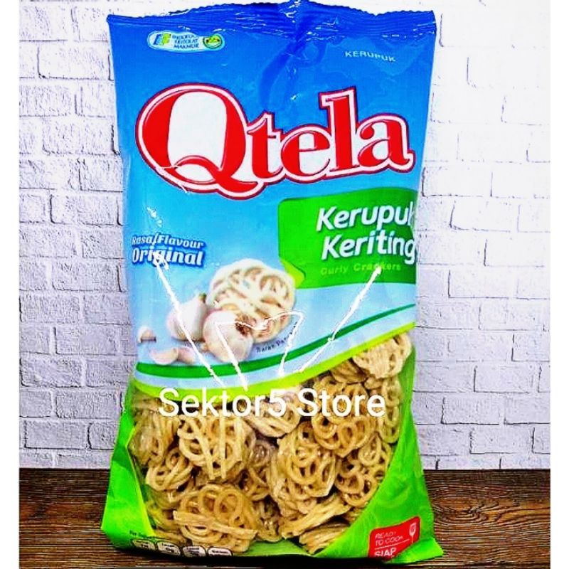 Qtela kerupuk keriting 180 gr