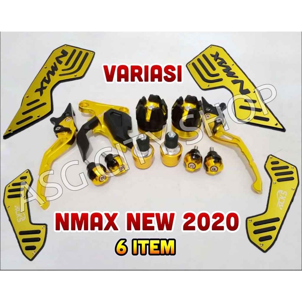 PAKET AKSESORIS VARIASI 6 ITEM YAMAHA NMAX NEW 2020