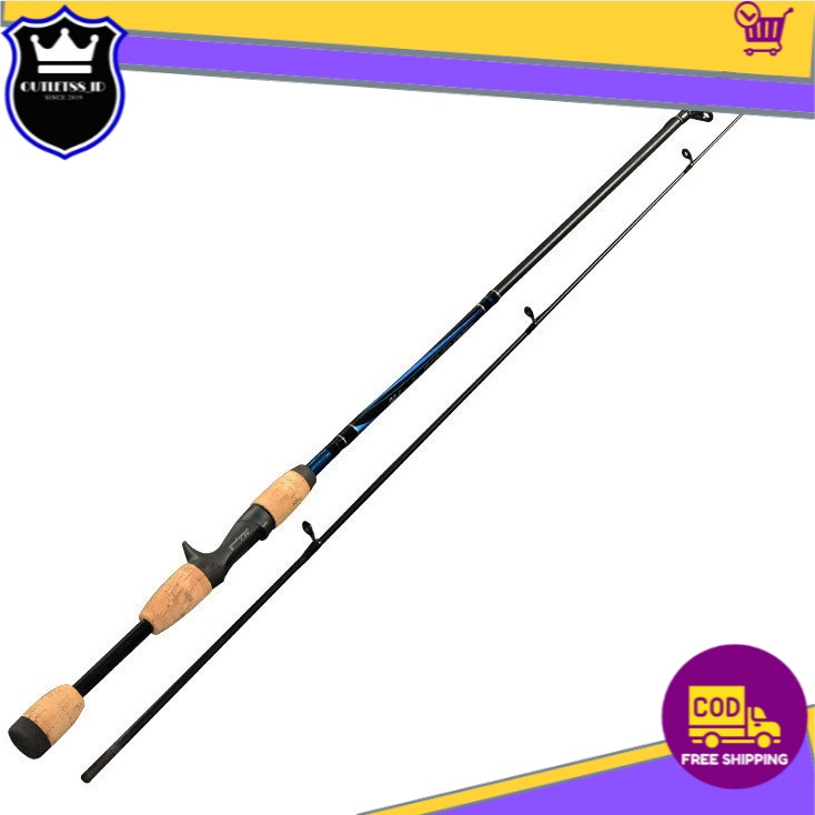 Joran  Stik Stick Setik Alat Pancing Carbon Fiber Telescopic 2 Segments 1.8M TaffSPORT Conquest
