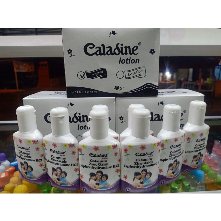 Caladine lotion Calamine Zinc Oxide Diphenhydramine HCI 60ml Obat Gatal Cair CALADINE LOTION 60 ML BEDAK ANTISEPTIK GATAL ALERGI BIANG KERINGAT Obat Gatal Biang Keringat Anak Bayi