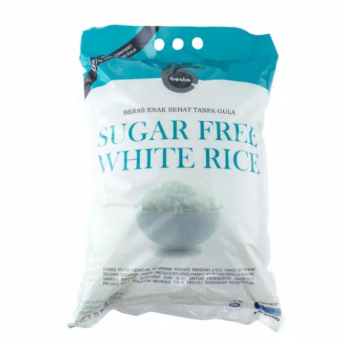 

bg20t01r Besta Rice Sugar Free 5Kg Beras Diabet Sv012Ss