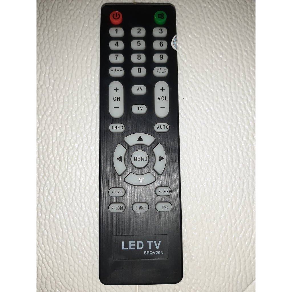 Remot Remote TV SPQV29N Aoyama ikedo JUC LED TV China tanpa setting