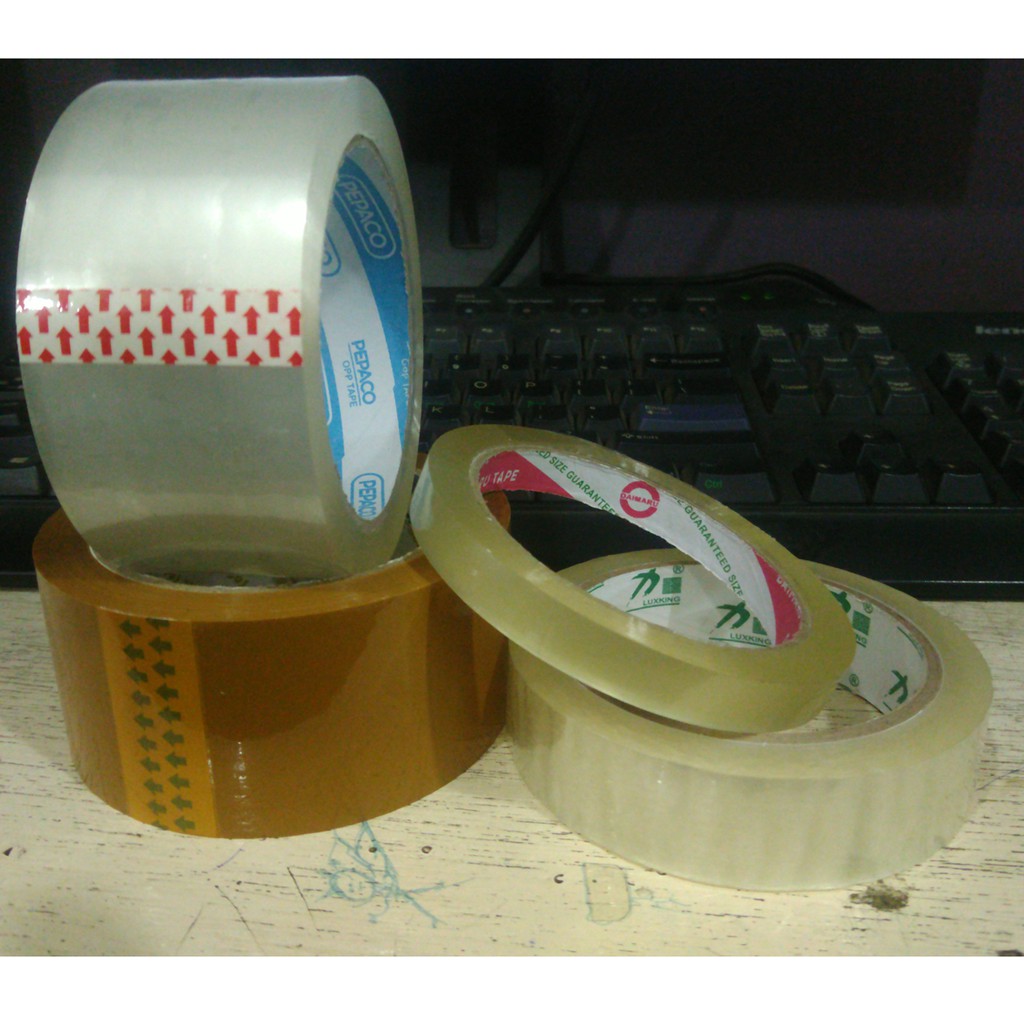 

lakban bening/coklat