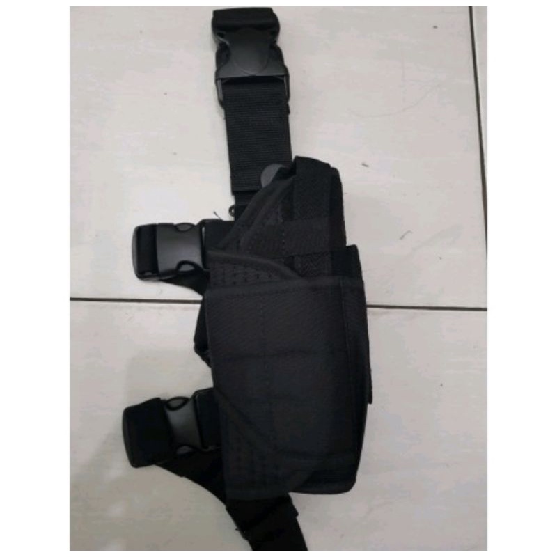 Holster Paha Universal Holster|Holster paha polos|Holster Kanvas paha|Sarung pistol paha