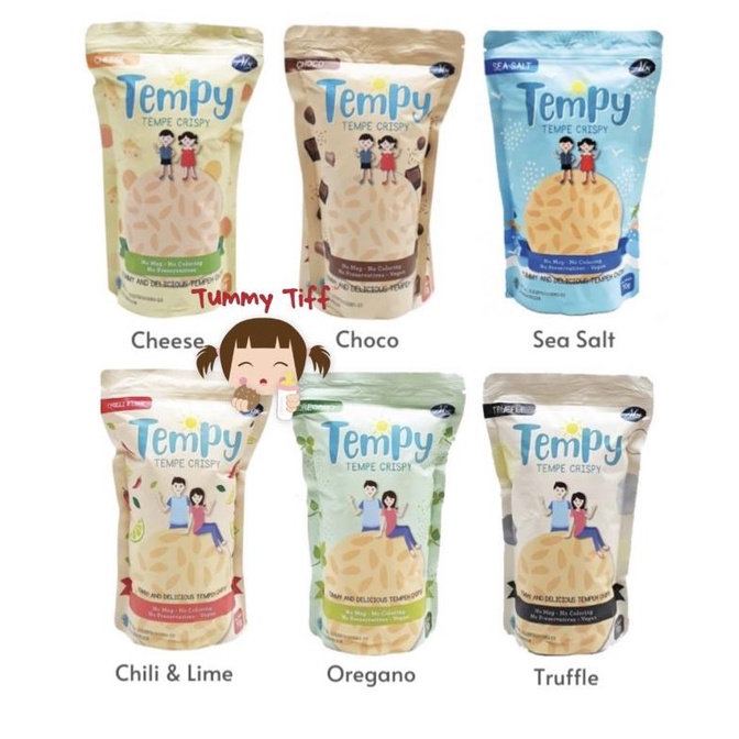 

Tempy (Tempe Crispy) NO MSG / snack anak sehat / keripik tempe