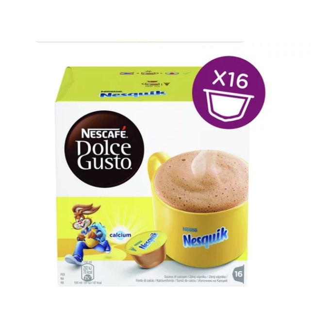 

Nescafe Dolce Gusto Nesquik Coffee Capsule isi 16