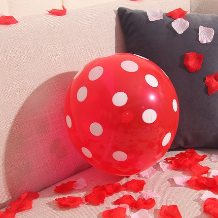 BALON LATEX POLKADOT MIX SATUAN MIN 10 BALON POLKADOT MURAH BALON LATEX TEBAL