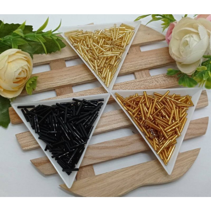 10 gram PAYET BAMBU JEPANG Payet Bambu 12 mm Manik Bambu jepang Pasiran Payet bambu jepang bahan gel