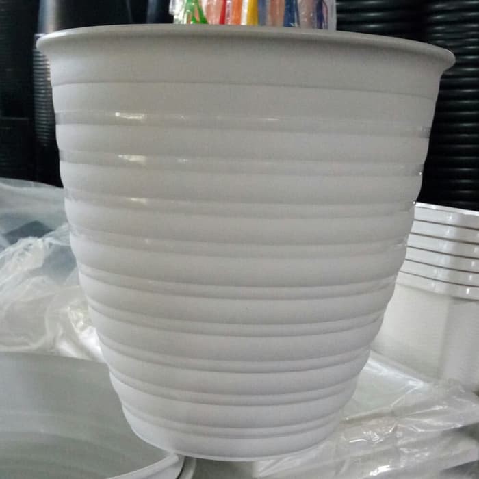 pot tawon pirus 30cm PUTIH