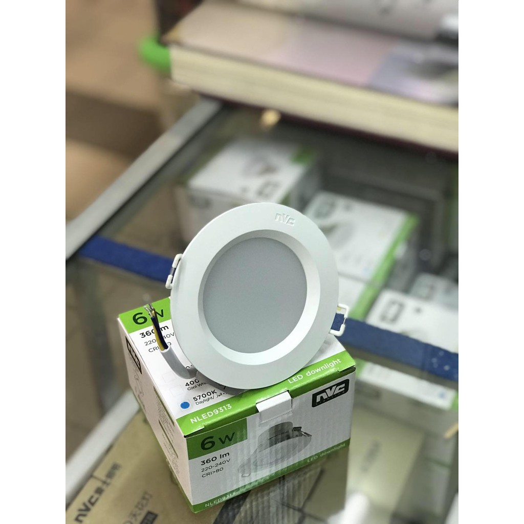 LED DOWNLIGHT NVC 6 WATT LAMPU PLAFON