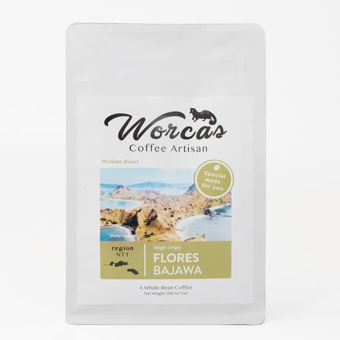 

Kopi Arabica Flores Bajawa 200 Gram Medium Roast (Biji/Bubuk) - KOPI BIJI