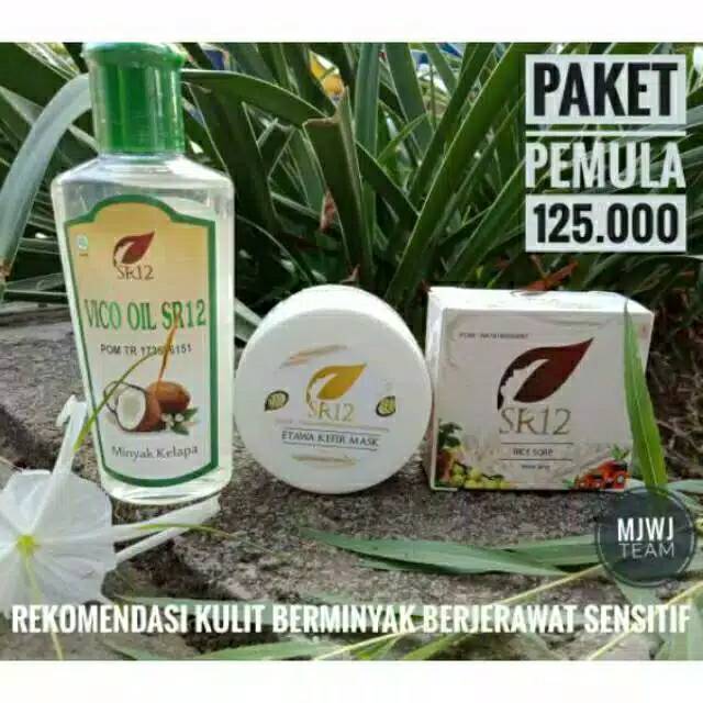SR12SKINCARE Paket Pemula/Kulit Berminyak/Sensitif/Berjerawat