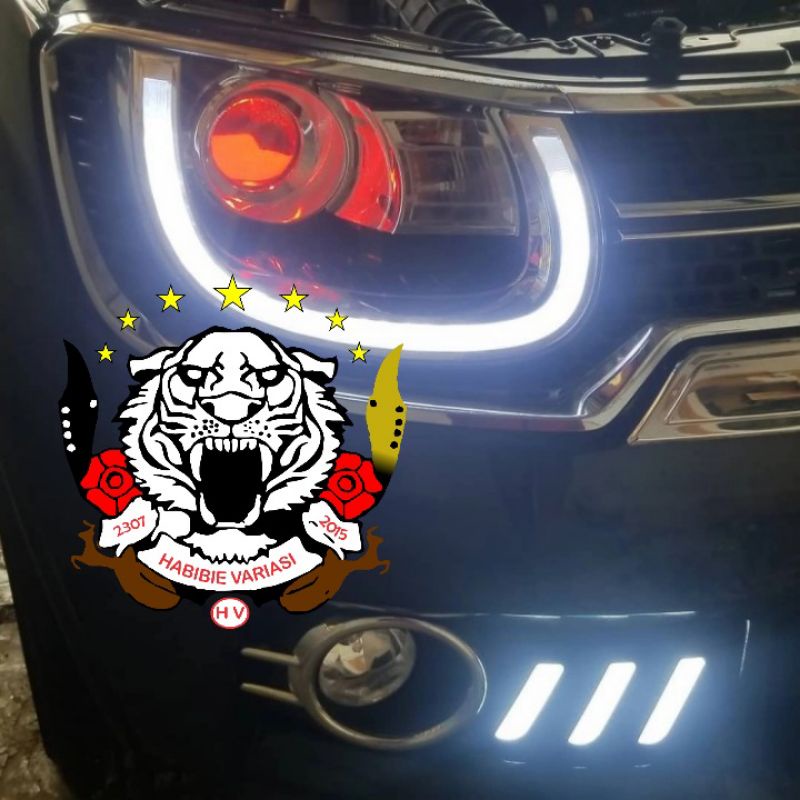 Headlamp Suzuki Ignis Led.Lampu Custom Suzuki Ignis Projector Proji Ring Led Alis.Headlamp New Suzuk