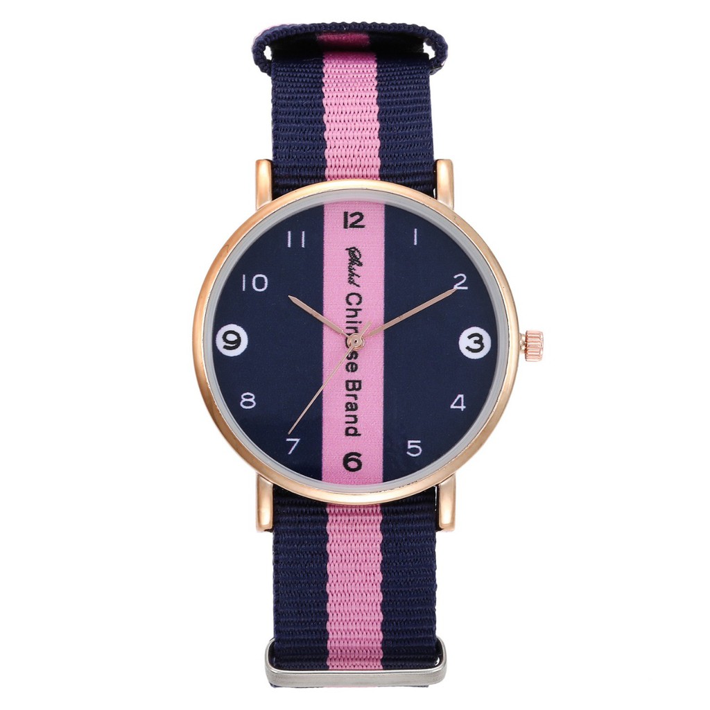 Grosir - J542 Jam Tangan Wanita 3 Warna Tali Kanvas/Jam Tangan Fashion/Jam Tangan Analog / Arloji