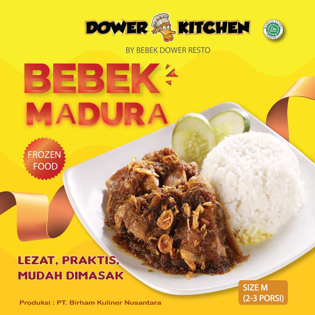 

Bebek Ungkep Bumbu Madura 400 Gram | Makanan Instan Bebek Dower Frozen Food