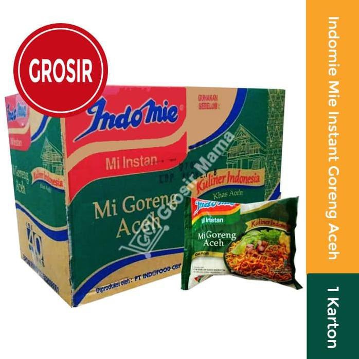 

INDOMIE MIE INSTANT GORENG ACEH 1 KARTON 40 PCS GROSIR