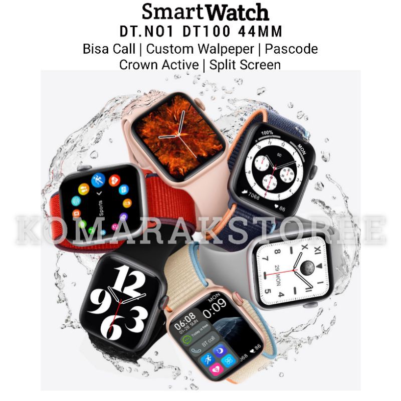 Smartwatch DT100 44MM Bluetooth Call & Custom Watchface