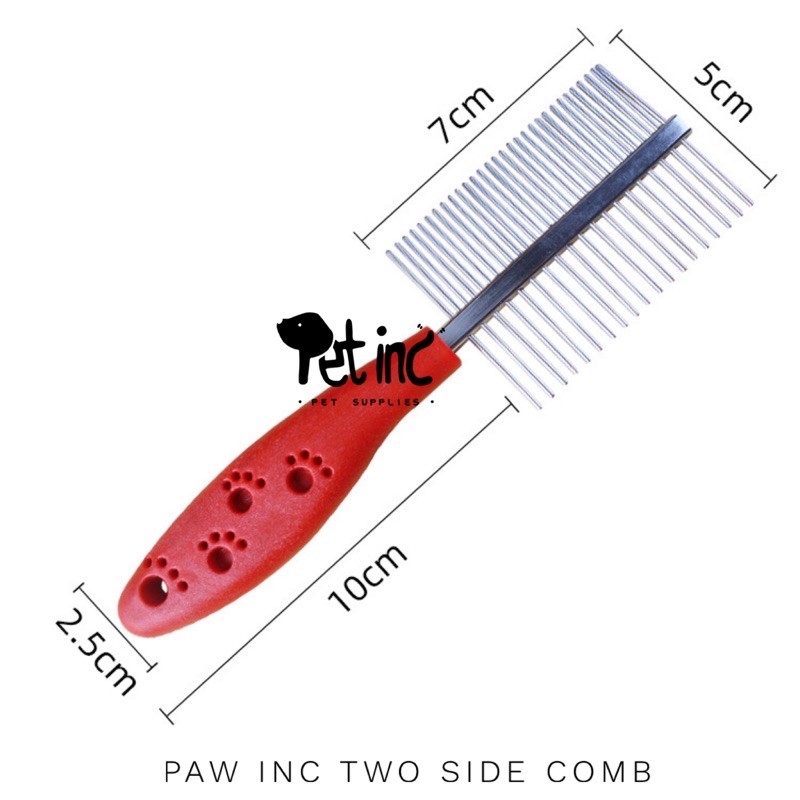 paw inc two side comb