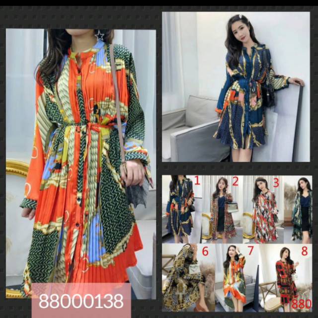 Tunik plisket import