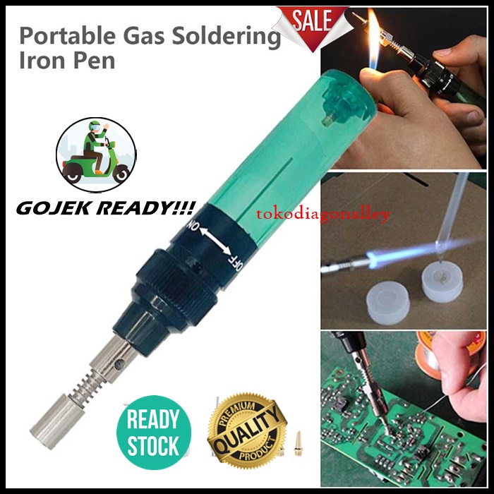 Solder Gas Butane Portable Mini Tanpa Listrik Tanpa Kabel Portabel Praktis Alat Las Mini Welding