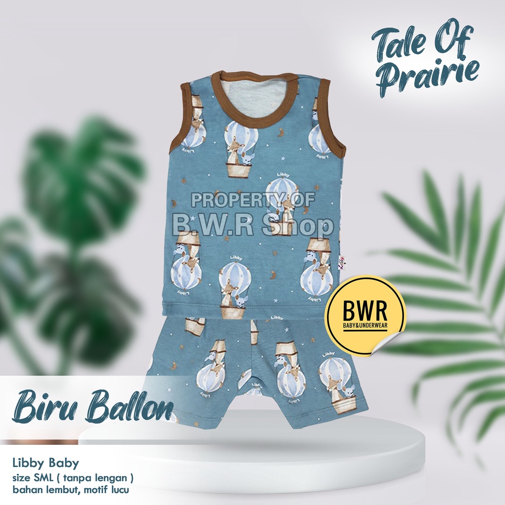 Setelan Libby Baby KUTUNG Tale Of Prairie Terbaru / Pakaian Anak Unisex Lengan Buntung | Bwr