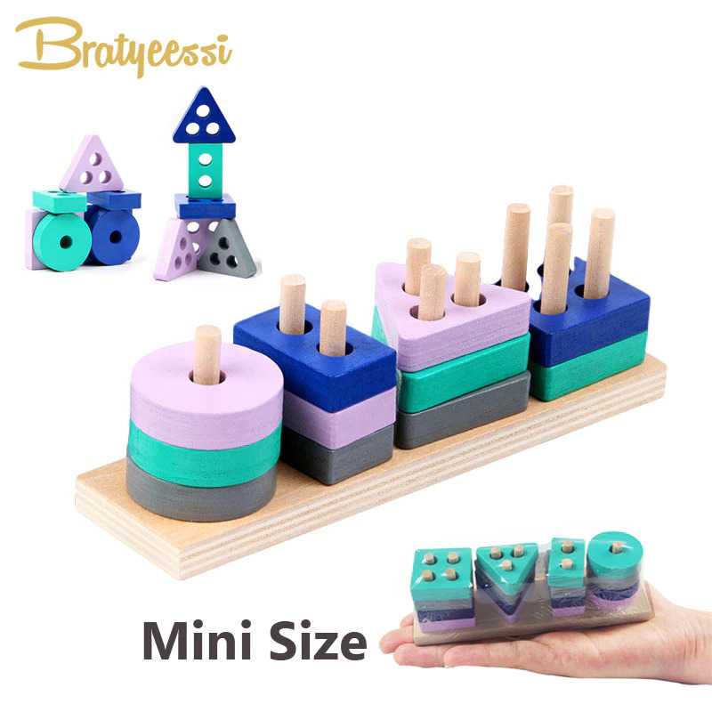 Bratyeessi Mainan Anak Education Shape Match Children Toy - MS9958 ( Mughnii )