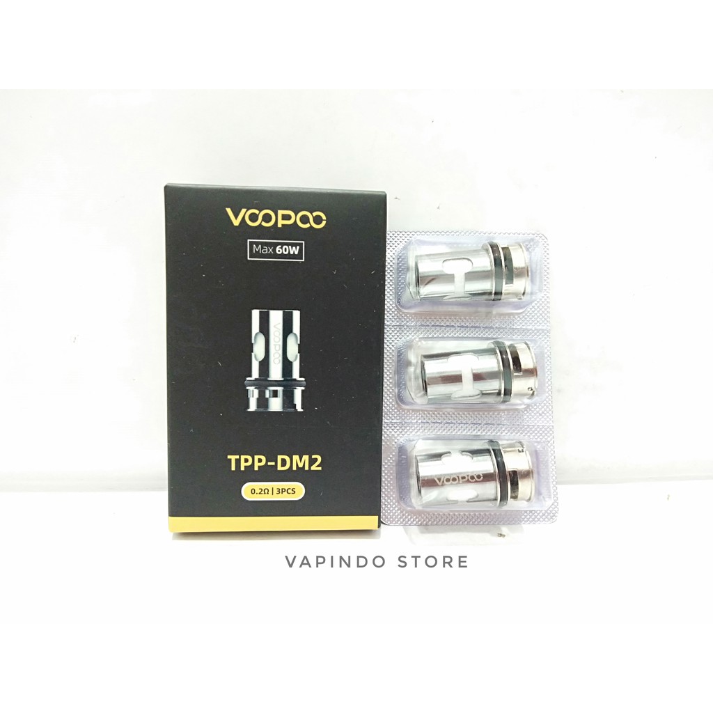 COIL VOOPOO TPP DM2 0.2OHM 40W - 60W FOR DRAG 3 X PLUS KIT REPLACEMENT