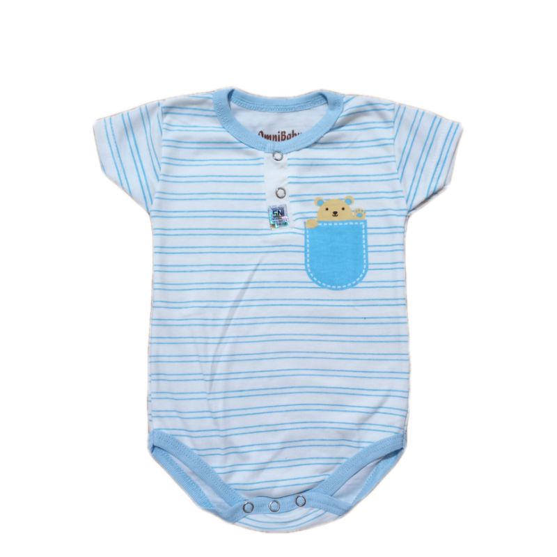 jumper bayi lucu/ baju bayi lucu-Blue garis