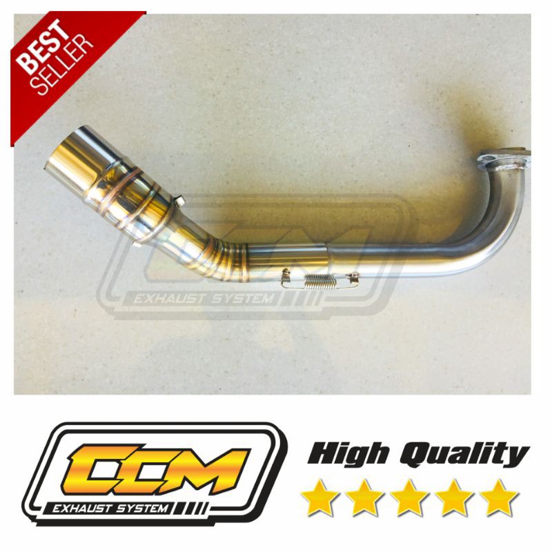 Leheran pipa Knalpot racing matic Nmax new 2020 PCX 160 Aerox 155 Vario 150 scopy Lexi Diameter inlet 50mm / 2 inch-3