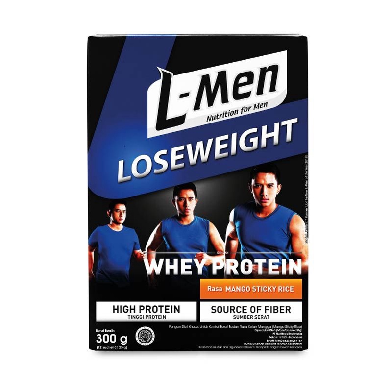 L-Men Lose Weight 300 Gram - Suplemen Penurun Berat Badan Tinggi Whey Protein