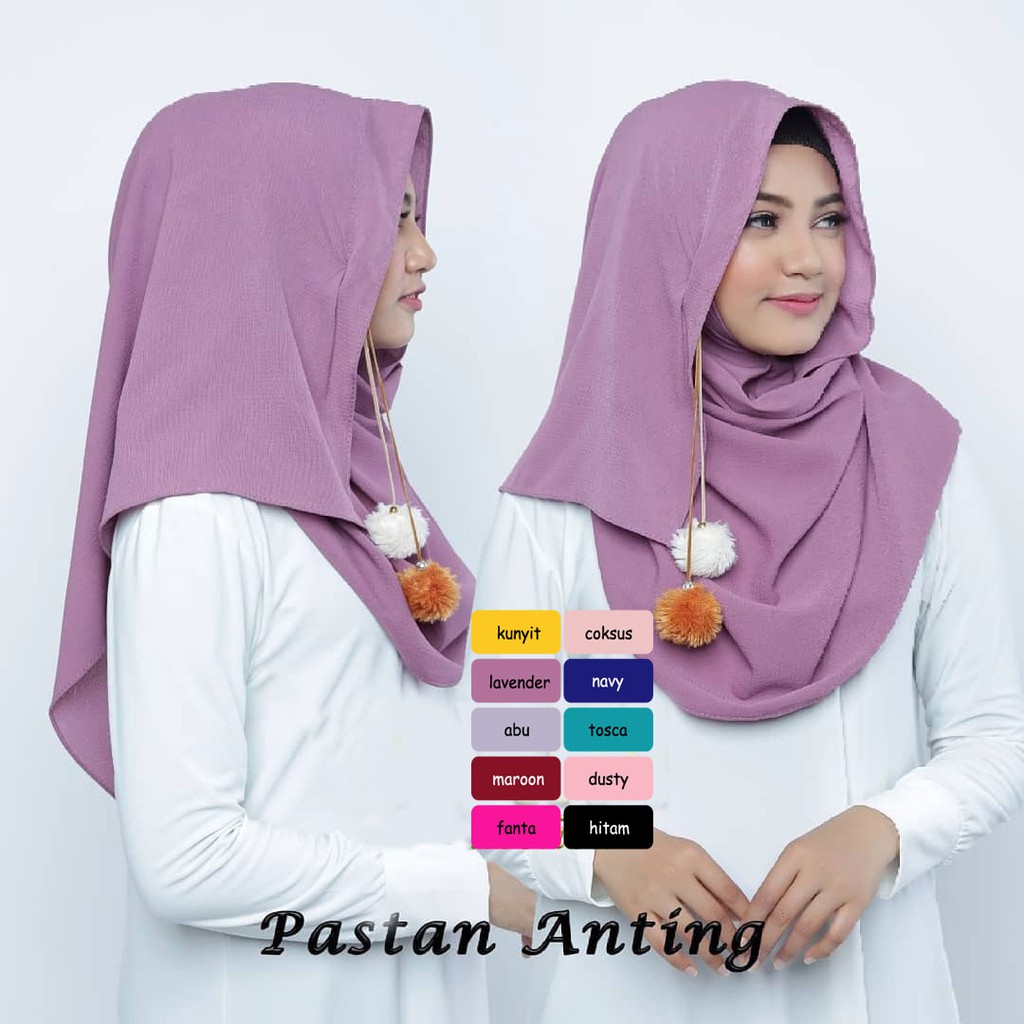 HIJAB ALI OFFICIAL Pastan Pompom Sabyan Pastan Terbaru Model