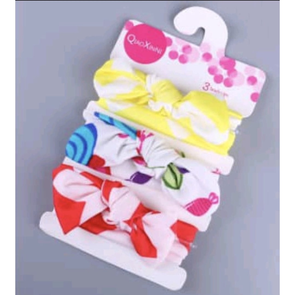 Head Band Baby / Bandana Bayi 3 in 1 PILIH MOTIF!