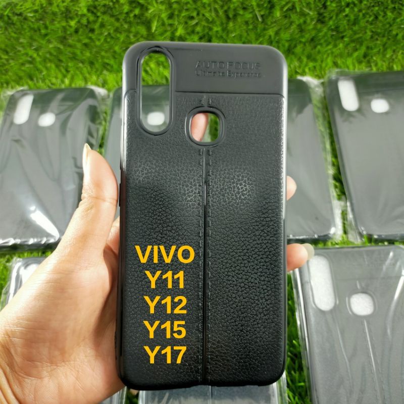 AUTO FOCUS VIVO Y15 CASING HP VIVO Y15 SILIKON VIVO Y15 LEATHER CASE HP VIVO Y15