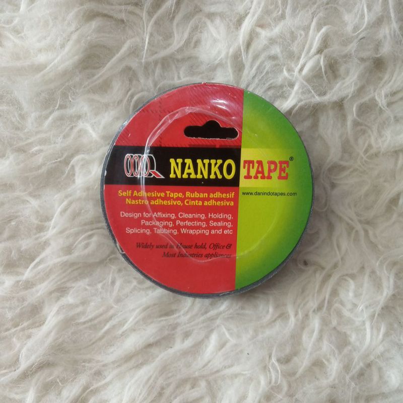 

Lakban Nanko Hitam 1 inch / Nanko Tape 1 inch