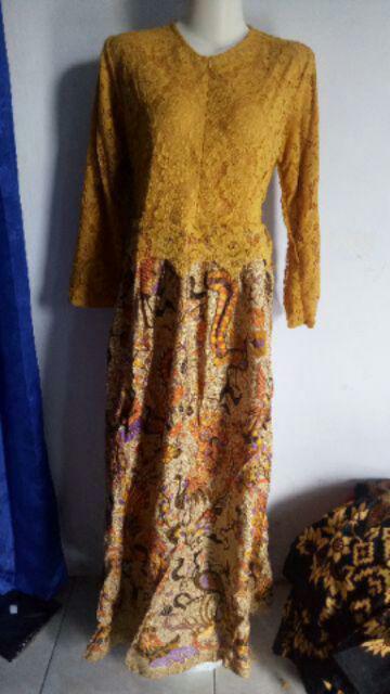 Tasyananu_batik Ipnu-ippnu Couple Gamis Brokat 2564 / Mahardani Couple