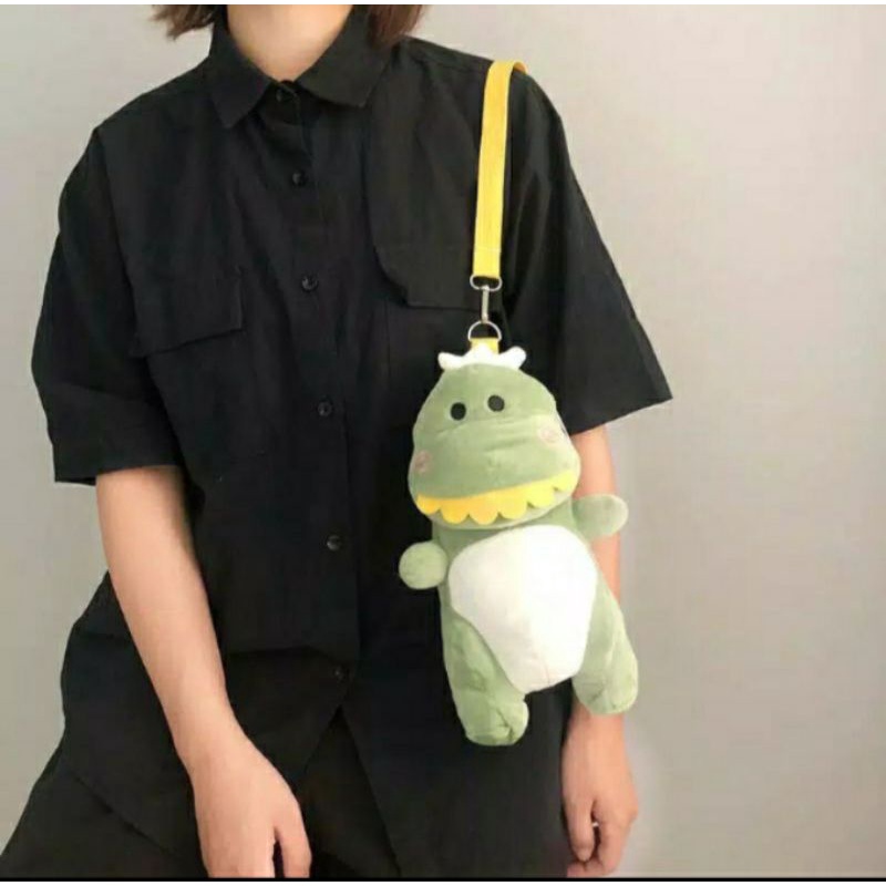 tas SLempang Dino/Ransel cinamoroll terpopuler Tas boneka import