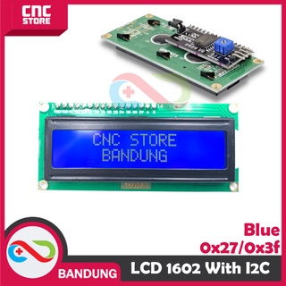 LCD 1602 CHAR BLUE BACKLIGHT WITH I2C SERIAL INTERFACE MODULE