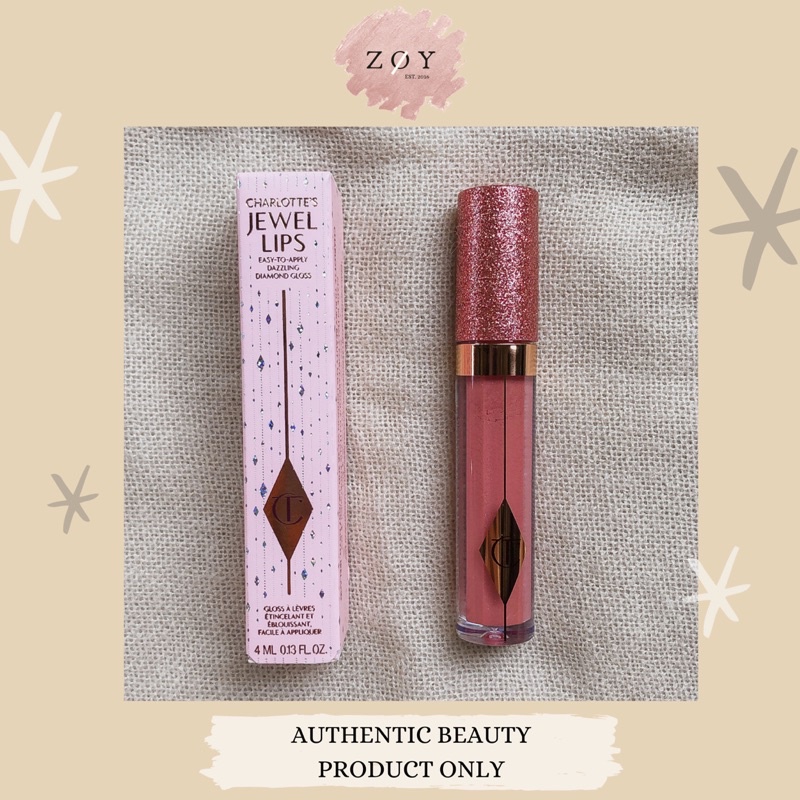 Jual Charlotte Tilbury Jewel Lip Gloss Pillow Talk Shopee Indonesia